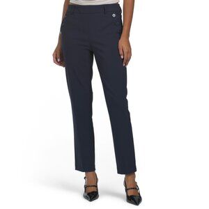 RACHEL ZOE Navy New Sailor Belt Loop Pants